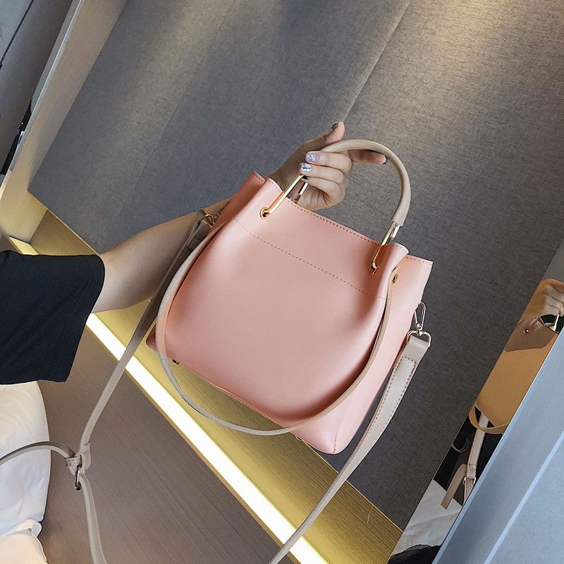 Bag Women's Bucket Bag Large Capacity One Shoulder Handheld Crossbody Bag