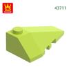 Non-Toxic 74Pcs/Lot 43711 Right Wedge Sloped 4X3 Triple Building Blocks Moc Accessories Compatible With Bricks Children Toys Gift Bo