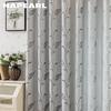 1PC NAPEARL Elegant Rural Style Jacquard Curtains with Vine Leaves and Three-dimensional Sheer Curtain for Bedroom Living Room Home Decor