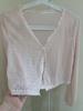 Women's Summer Lace-Trim V-Neck Ice Silk Cardigan - Airy, Loose, Long Sleeve Sun Protection Top