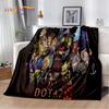 RPG Dota2 Klassiker Spiel Gamer Decke, Weiche Überwurfdecke für Zuhause Schlafzimmer Bett Sofa Picknick Reise Büro Ruhe Decke Kinder