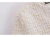 2024 Summer Women's Solid Color Textured Short Pilot Jacket