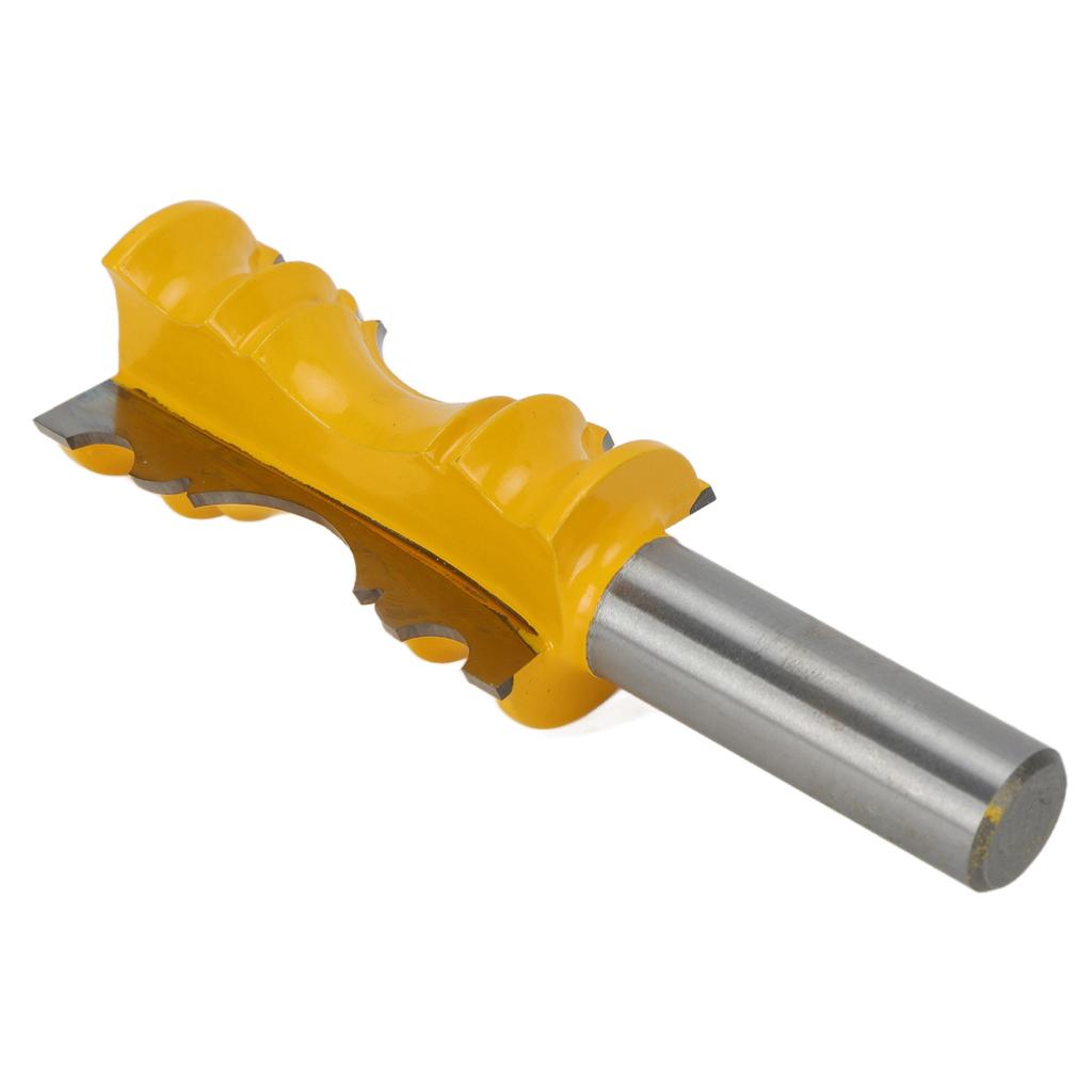 1/2in Shank Crown Router 1/2 Inch Shank Crown Molding Router Bit Forming Milling Cutter Waistline Forming Woodworking Tool