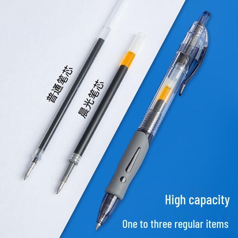 M&G 0.5mm Retractable Black Gel Pens