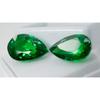 Natural Tourmaline Green Pear Shape 20.60 Ct CERTIFIED Loose Gemstones Pair A-2126