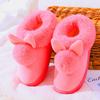 Papuci de toamnă și iarnă din bumbac Pantofi anti-alunecare pentru interior Pantofi cu talpă moale Păstrează cald Pantofi simpli din bumbac de pluș La modă și drăguț