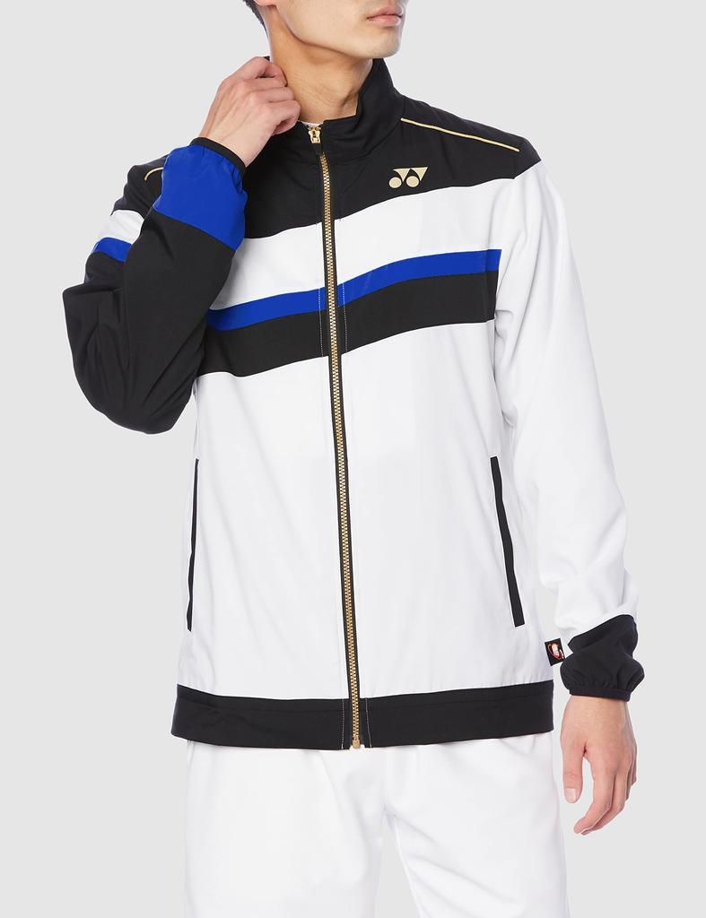 YONEX Tennis Lined Wind Warmer Shirt Blast Blue XO Shirt, (Fit Style), (786)