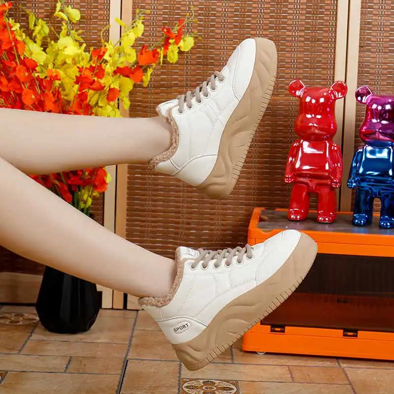 Fashion Round Foot Chunky Womens Boots Size 34 Shoes Size 40 Long Feet Shoes Sneakers Sports 2025 On Sale Authentic Styling Lux