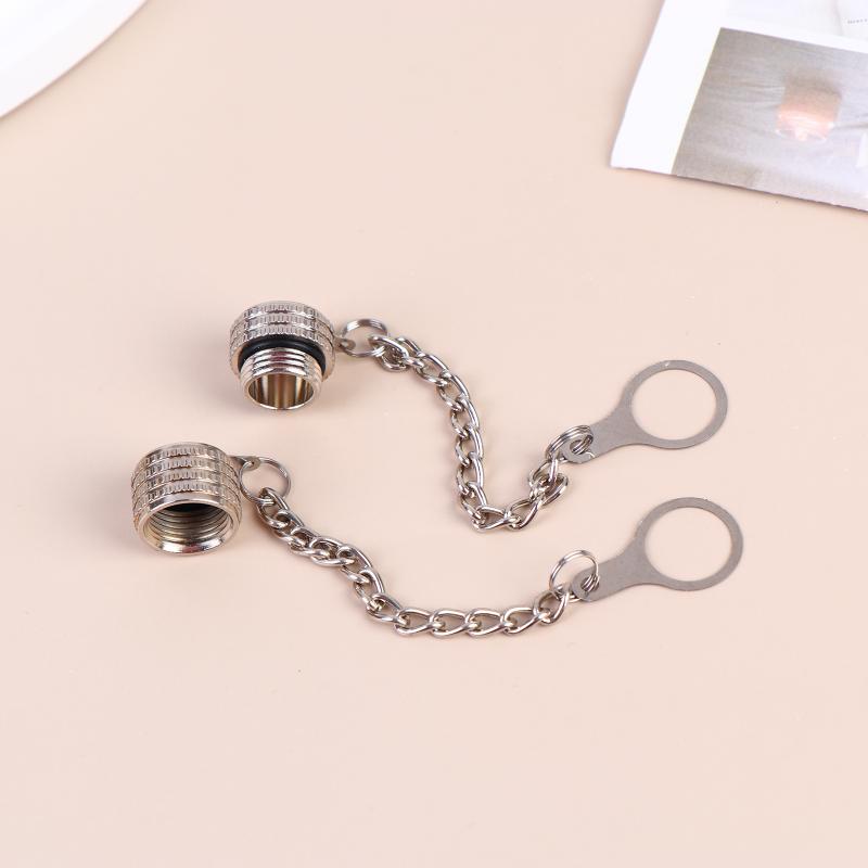 M12 Connector Dust Cover Rust Resistant Metal Waterproof Inner Outer Thread Cap for Telecommunication Tower Wiring