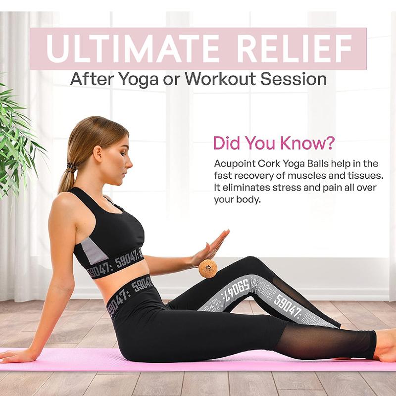 Fyzikální fascia míček Silikonový uvolňovač Hloubková masáž tkání Pro jógu Fitness Rameno Krk Chodidlo Ruka Svalová relaxace Vybavení