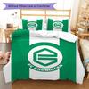 FC Groningen  Pattern Bedding Quilt Set Quilt Cover Pillowcase Home Decoration Birthday Gift (1 * Duvet Cover + 2 * Pillowcase, Without Core)