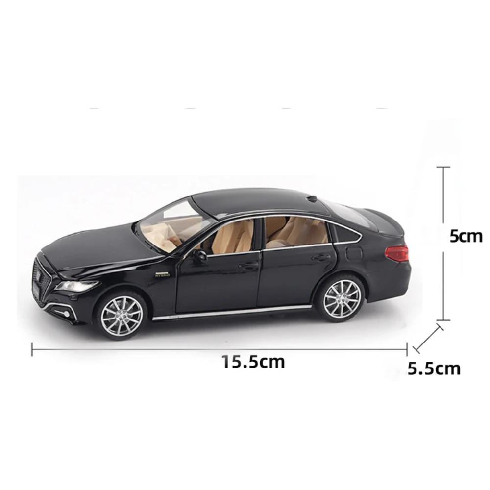

1/32 Модель автомобиля Toyota CROWN Звук и свет Сплав Литой Классические Роскошные Автомобили Избранное Подарок Детские Игрушки Машинки чёрный