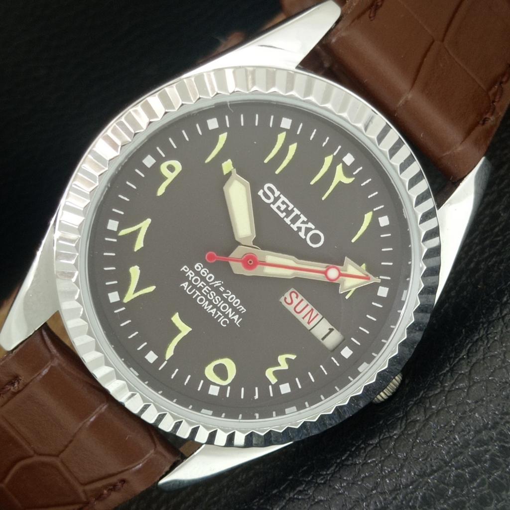 

ВІНТАЖНИЙ ВІДНОВЛЕНИЙ SEIKO АВТОМАТИЧНИЙ 6309A ЯПОНІЯ ЧОЛОВІЧИЙ ГОДИННИК З КОРИЧНЕВИМ ЦИФЕРБЛАТОМ a442528-1