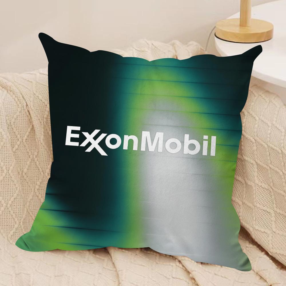 Luxury EExxonS MMobil Cushion Cover Soft Plush Fabric DoubleSided Printed Sofa Cushion Cover for All Seasons Home Decor Gift