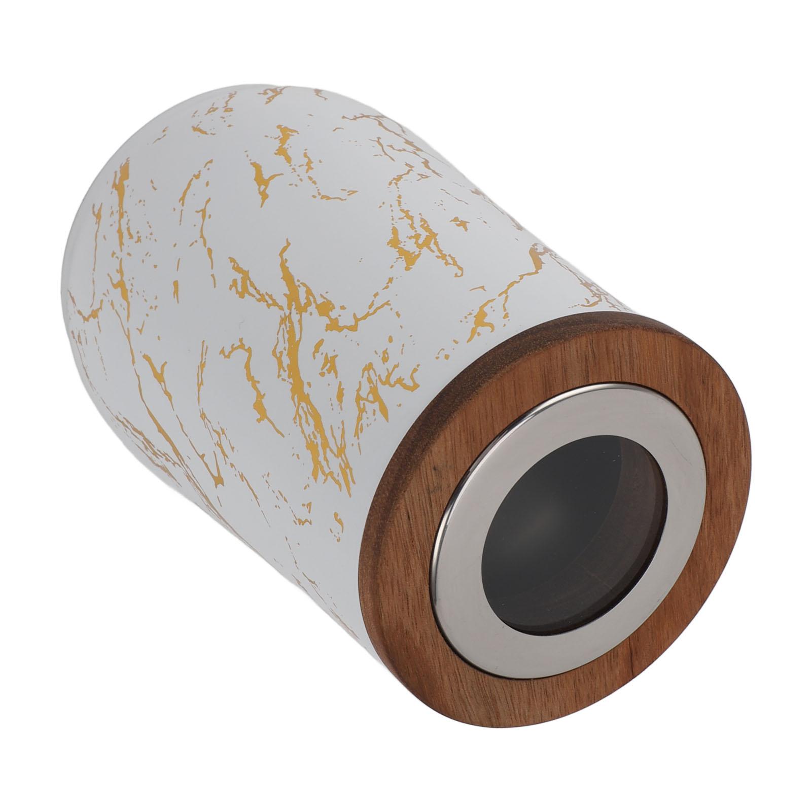 tight Coffee Canister 800ml Stainless Steel Coffee Bean Storage Container with Visible Lid and Spoon for Tea Flour Cereal Sugar Dry Food