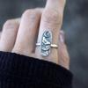 New Creative Butterfly Lady Shield Ring, Simple and Versatile Fashion Hand Jewelry