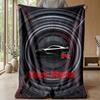 Nissan GT-R Custom Flannel Throw Blanket Print Your Name Text Soft Warm Blanket Holiday Present