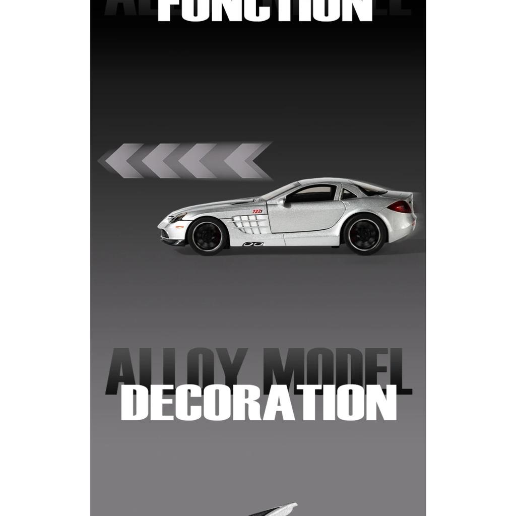 1/32 Mercedes Benz SLR Supersportwagen Legierung Metall Diecast Modellauto Miniatur Hobby Sammlung Geschenke