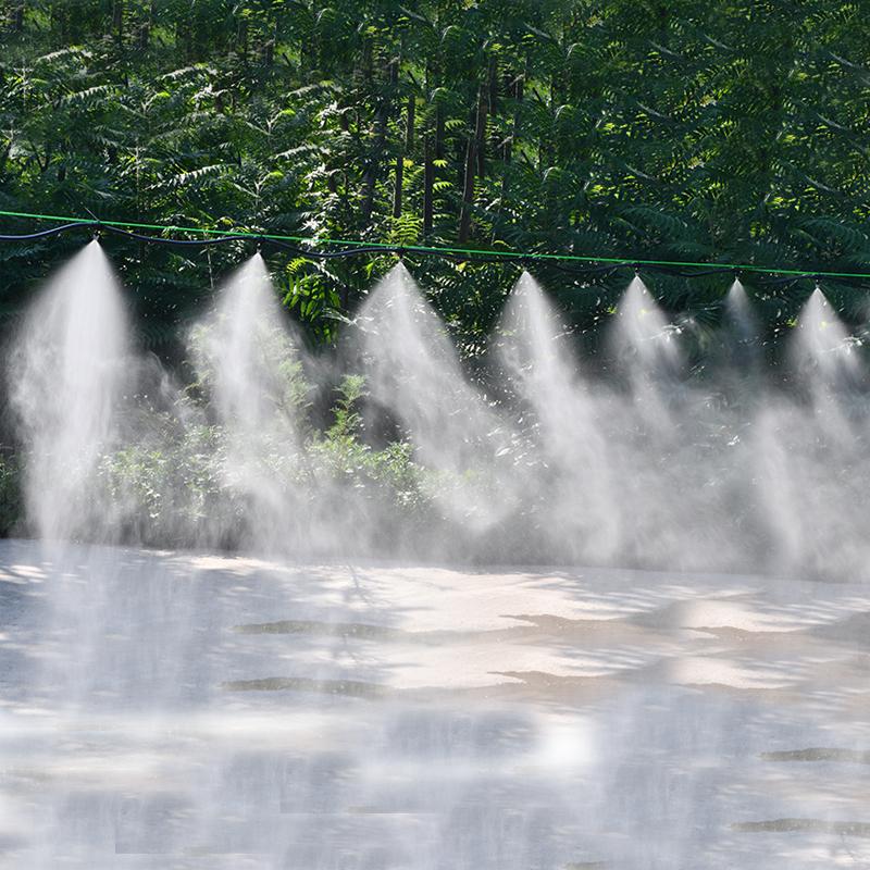 10-500pcs Atomization Nozzle Water Control Sprayer Micro Irrigation Plant Self Garden Mist Sprinkler With Tee For Greenhouse
