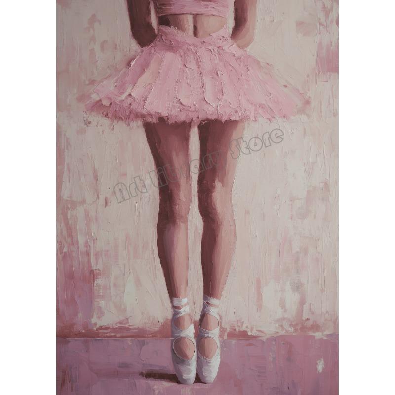 

Абстрактное Граффити Балерина Красивая Девушка Балетная Танцовщица Розовые Пуанты Художественный Постер Холст Картина Настенные Картины Домашний Декор Подарок 21cm×30cm NoFrame