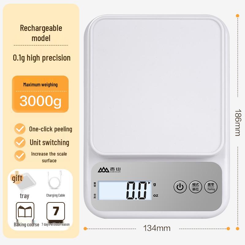 High Precision Kitchen Gram Scale for Baking
