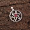 Pink Rubellite Gemstone Jewelry, 925 Solid Sterling Silver Pendant, Beautiful Silver Pendant, Handmade Healing Pendant For Women