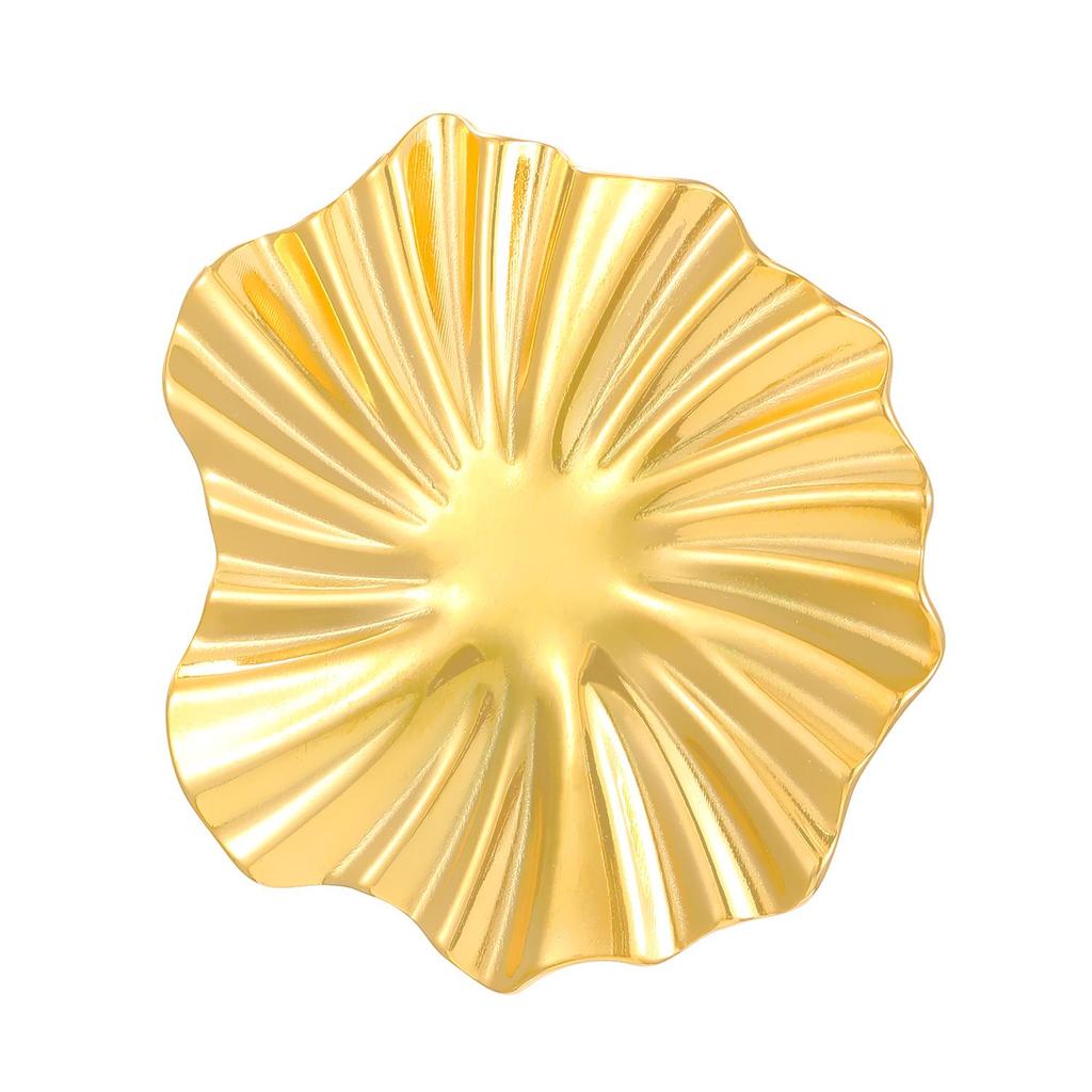 High-End Edelstahl Blumen- & Seestern Offener Ring für Damen