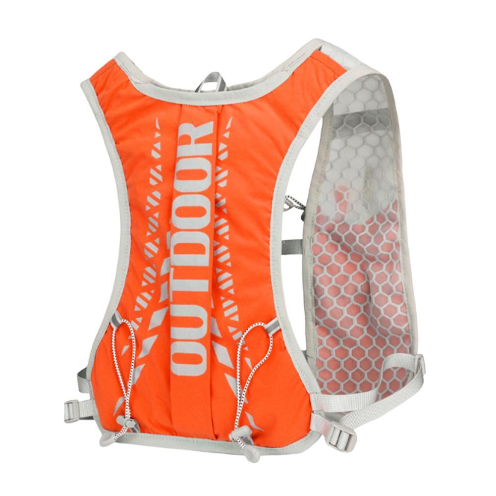 Running Vest for Women Men Lightweight Hydration Runner Vest with 500ml Soft Flask Adjustable Chest Straps Reflective Backpack