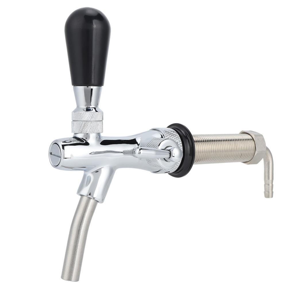 9 piece No-Rust Plated Beer Tap Dispenser Flow Control Adjustable Beer Keg Tap Home Brewing