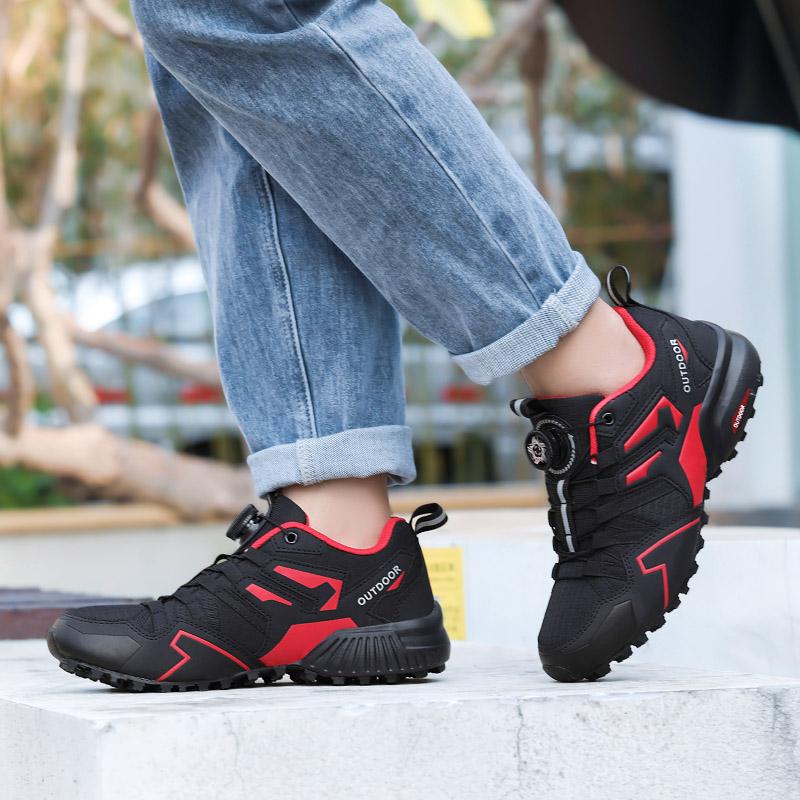 Men Outdoor Hiking Shoes Comfortable Trekking Shoes Sneakers Outdoor Breathable Cycling Shoes