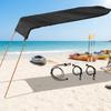 Lightweight Kayak Canopy with Support Poles Compact Sunshade Sunproof
