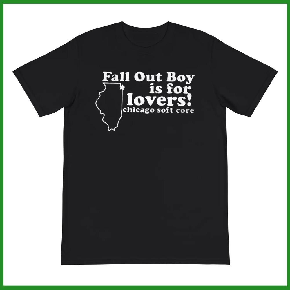 

Fall Out Boy Is For Lovers Cotton T-shirt Short Sleeve Size S-3XL Unisex T-Shirt S