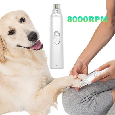 Electric Pet Nail Grinder Painless Paws Grooming and Smoothing Dog Nail Trimmer Rechargeable for Small Medium Large Dogs Cats