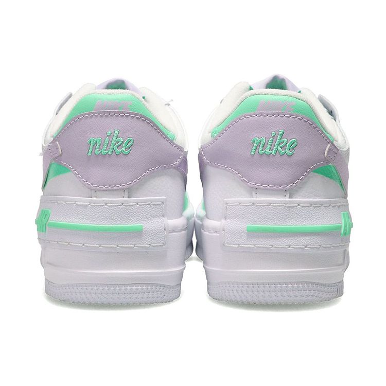 Nike Wmns Air Force 1 Shadow Infinite Lilac Football Grey Green Glow White CU8591-103