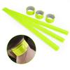 20Pcs Green Reflective Slap Bracelet 22/30cm Ankle Leg Strap Reflective Safety Wrist Strap  Party