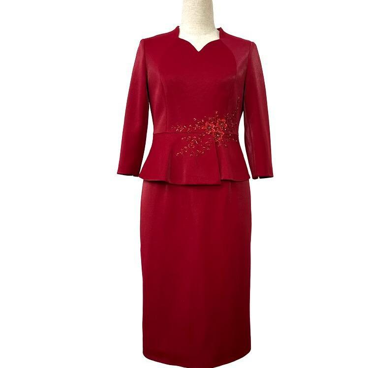 2024 Spring Faux Two-Piece Slimming Dress for Middle-Aged & Young Women, Perfect As a Mother of the Bride/Groom Wedding Guest Dress
