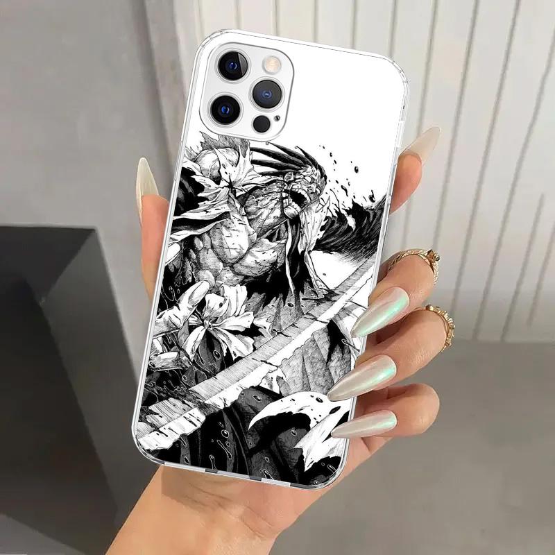 Bleach Zaraki Kenpachi Phone Case for Iphone 17 Air 16 15 Plus 14 13 Mini 12 11 Pro Max 16E 7 8 SE 2020 Soft Funda Print Shell 1