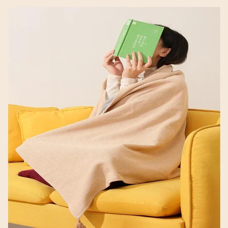

USB Electric Blanket Winter Warmth Cloud Clothing Shawl Car Mounted Quick Heating Used Office Heating Electric Mattress Blanket Excluding power bank