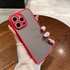 Shockproof Style Bumper Case for IPhone16 15 14 13 Pro Max Translucent Fashion Matte Smooth Feel PC Protection Mobile Phone