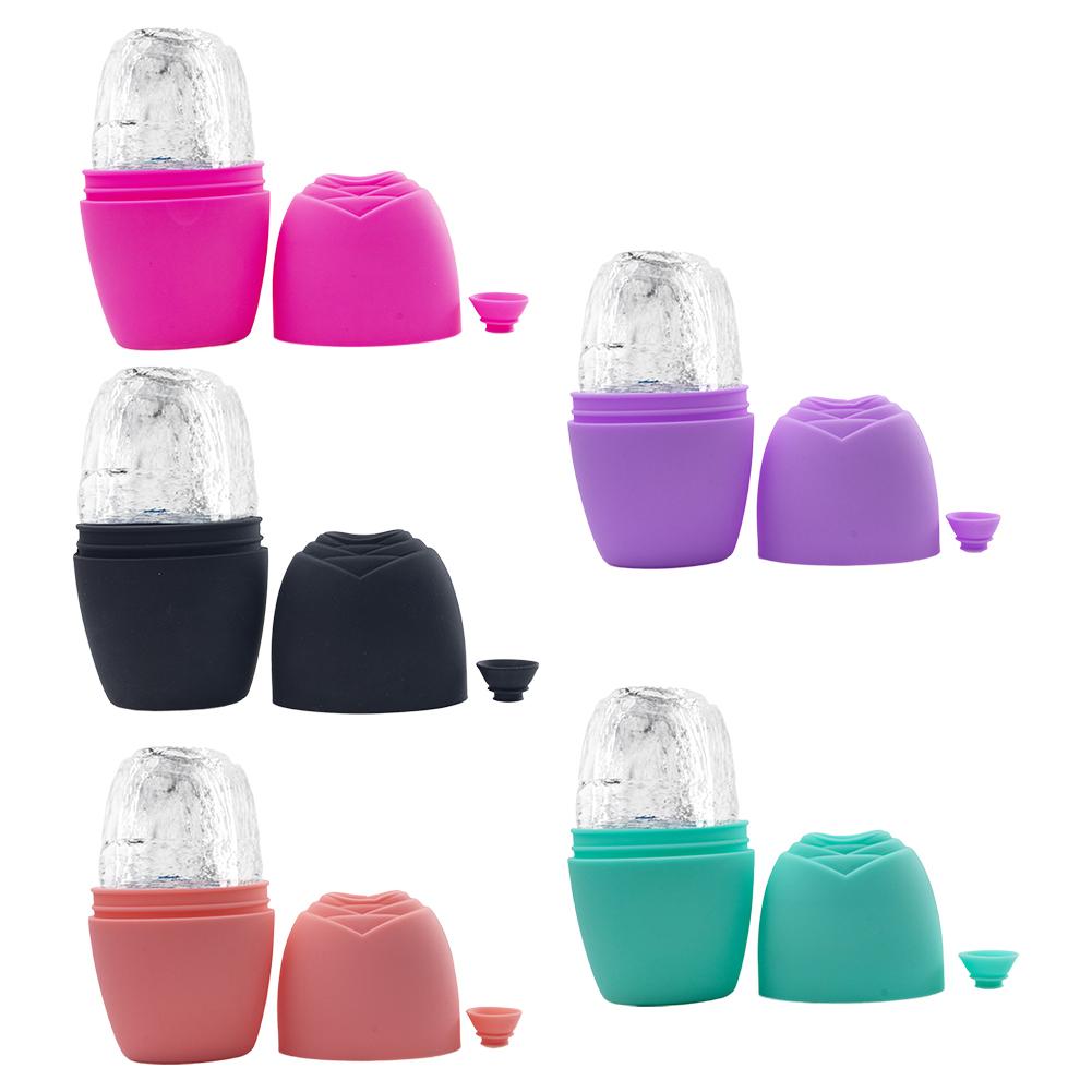 Ice Cube Face Roller Beauty Tools Silicone Mold For Eye Puffiness Facial Lifting Roller Shrink Pores Skin Educe Massager Ball