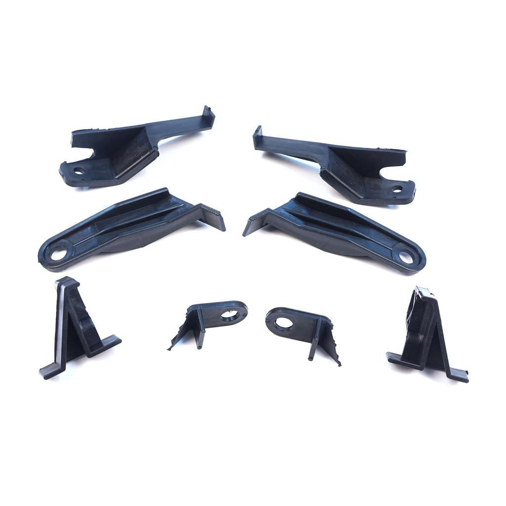 EHL506+EHL507 Headlight Holder Mount Repair Bracket Tab Set Left Right Side for Toyota Corolla MK11 4-Door Sedan 2014-2016 8115002E60 8111002E60