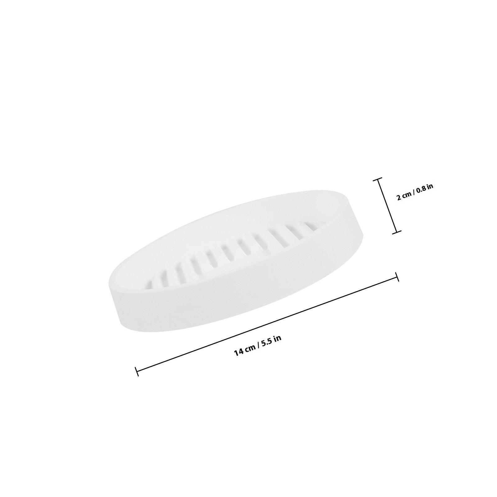 

5Pcs Plant Pot Saucer Tray Round Plastic Drip Tray for Indoor Outdoor Plants Soil Retention Water Collection Garden Decor білий