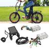 Electric Bicycle Bike Brushless Motor Controller 24V 36V 48V 500W 25A M6C LCD Display Dual Drive Controller Kit