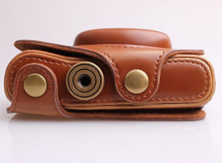 Canon PowerShot SX720HS SX720 HS Camera Leather Camel Case, Case, Case,