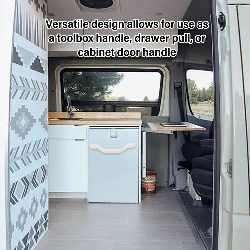 Maniglia di sostegno per camper, Maniglia di assistenza per porta d'ingresso, Barre multifunzione resistenti agli urti per rimorchio, Barca, Casa, Bianco latte