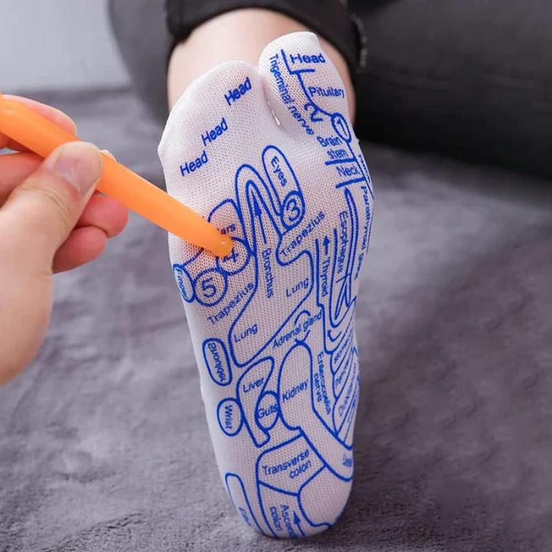 Reflexology Socks For Women Reflexology Foot Massage Socks Aches Relief Remedy For Foot Massage Physiotherapy Sock Dropshipping