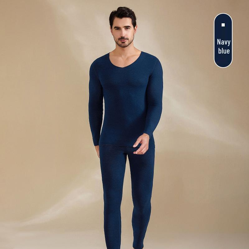 2024 Men's Autumn & Winter German Cashmere Silk Thermal Underwear Set