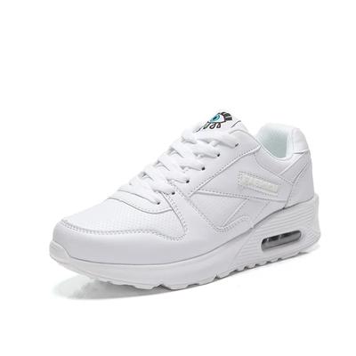 Modische Air Wedge Plateau-Sneakers für Damen, koreanische Schnürschuhe, lässige Sportschuhe für Damen, Größe 34–44, rutschfeste Reise-Flats