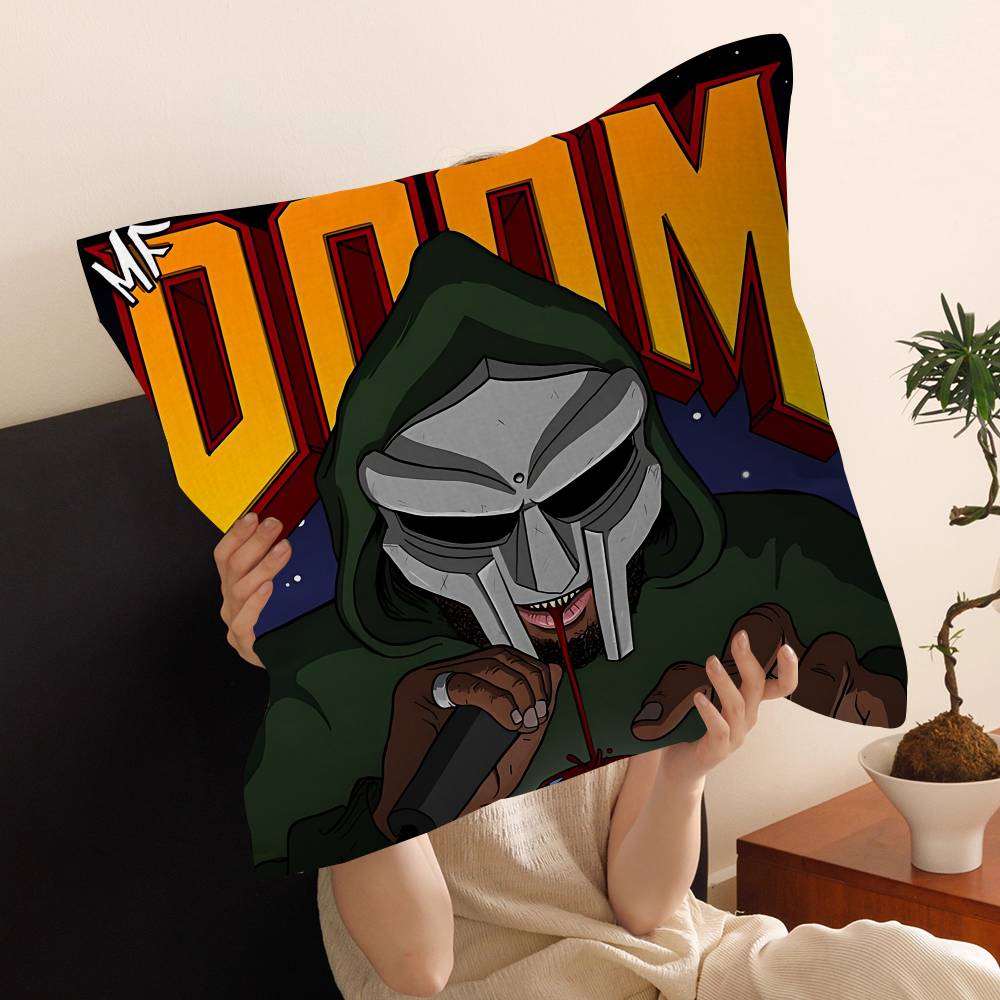 M-MF Doom Kissenbezug Kissenhülle Dekokissenbezug Bedruckter Kissenbezug für Sofa