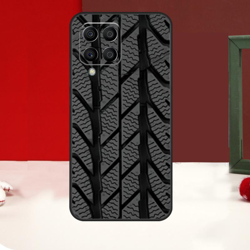 Tire Tread Wheel Case For Samsung Galaxy M11 M21 M31 M14 M34 M54 M12 M32 M52 M15 M13 M16 M36 M56 M53 M35 M55